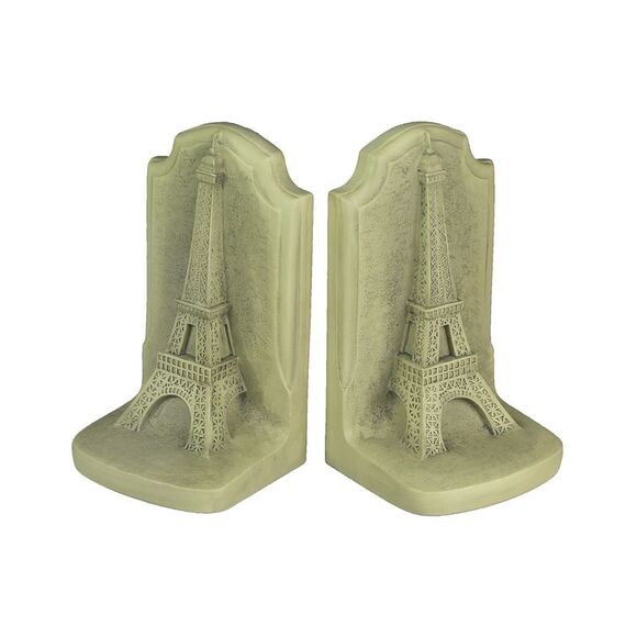 Historical Wonders Collection Eiffel Tower Bookends Art - Picture 1 of 4